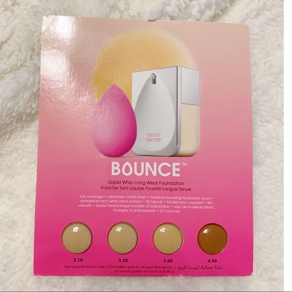 beauty blender foundation sample